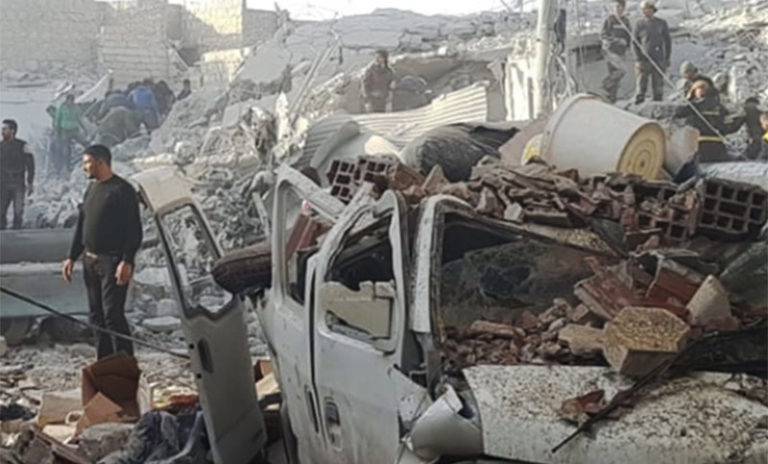 সিরিয়ায় বিমান হামলায় নিহতের সংখ্যা বেড়ে ৫৩ জনে দাঁড়িয়েছে