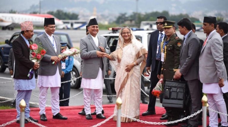 নেপালের রাজধানী কাঠমান্ডুতে পৌঁছেছেন প্রধানমন্ত্রী নেপালের রাজধানী কাঠমান্ডুতে পৌঁছেছেন প্রধানমন্ত্রী