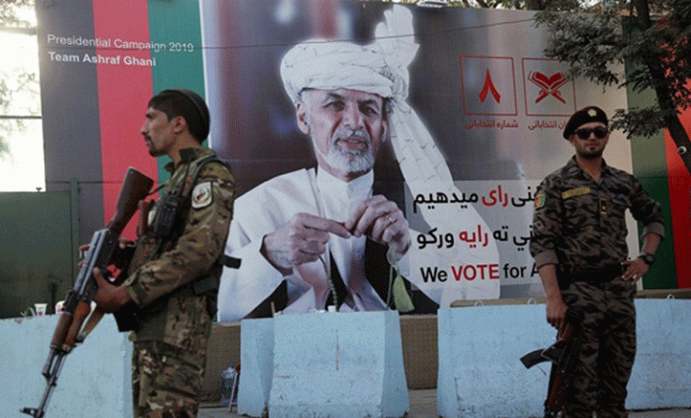 কড়া নিরাপত্তার মধ্যে আফগানিস্তানে প্রেসিডেন্ট নির্বাচনে ভোটগ্রহণ চলছে