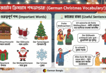 জার্মানিতে ক্রিসমাস: প্রয়োজনীয় শব্দ ও বাক্য শিখুন (German Christmas Vocabulary) জার্মানিতে ক্রিসমাস: প্রয়োজনীয় শব্দ ও বাক্য শিখুন (German Christmas Vocabulary)