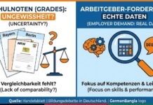 জার্মানির শিক্ষাব্যবস্থা: স্কুলের ভালো রেজাল্টই কি চাকরির গ্যারান্টি? নিয়োগকর্তারা যা ভাবছেন German education system and job market reality.